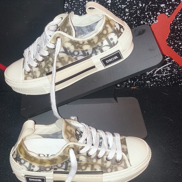 Dior Shoes - Dior Low Top Logo Sneaker - Beige Monogram